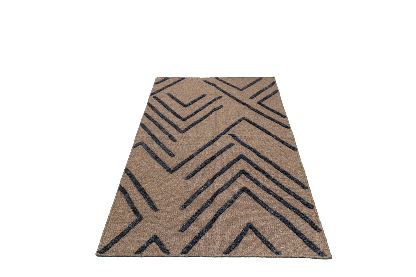 W 3 L 5 Modern 100% Wool Hand-Woven All-Over Design - 62695