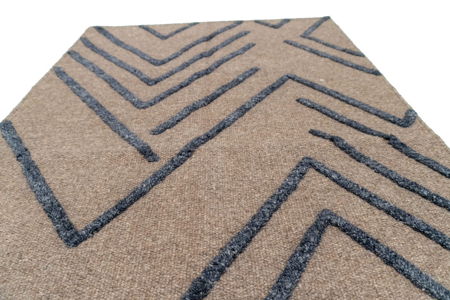 W 3 L 5 Modern 100% Wool Hand-Woven All-Over Design - 62695