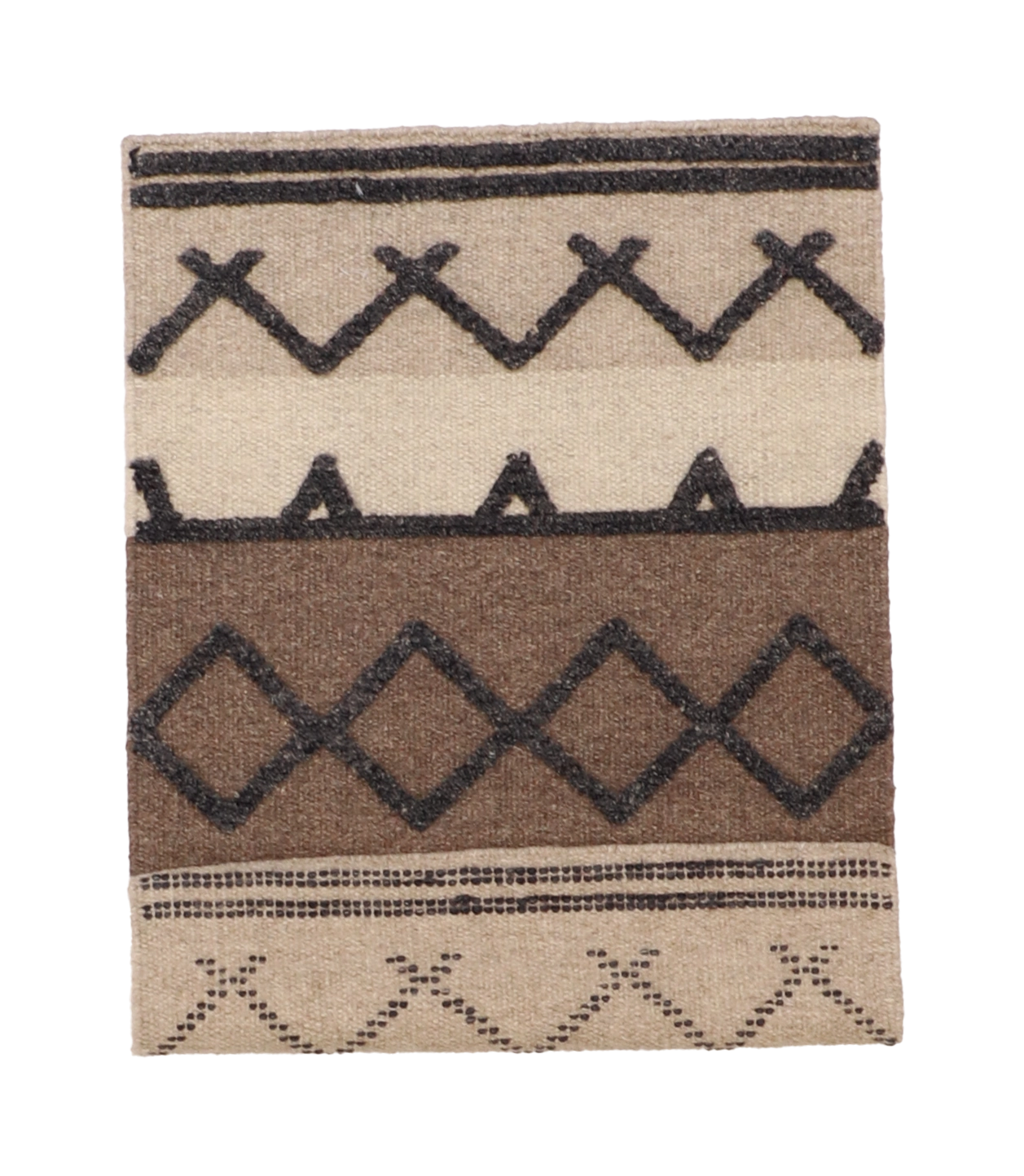 W 2 - L 3 - Modern Fine/Wool All Over Rectangle - Finest Hand-Knotted Quality Wool - 62703