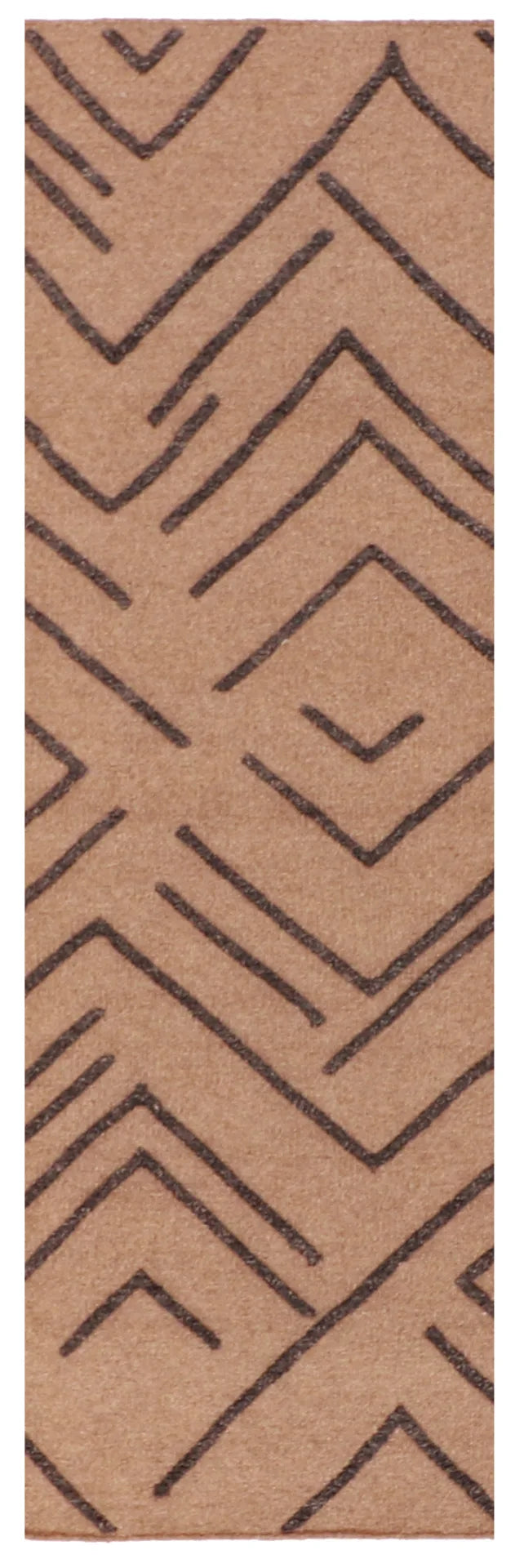 2.6 x 8 - Modern Fine/Wool All Over Rectangle - Finest Hand-Made Quality Wool — 62705