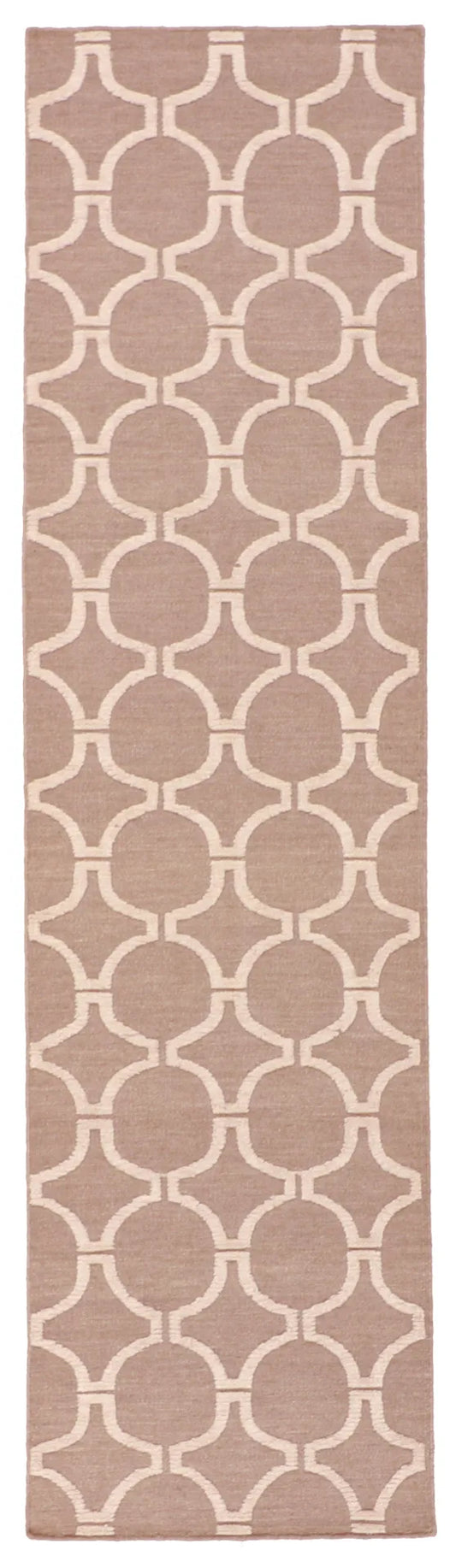 2.6 x 12 - Modern Fine/Wool All Over Rectangle - Finest Hand-Made Quality Wool — 62720