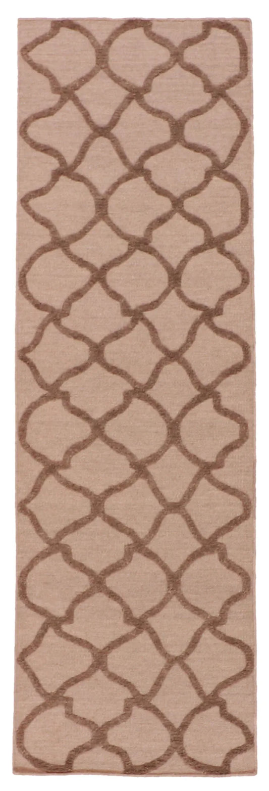 2.6 x 12 - Modern Fine/Wool All Over Rectangle - Finest Hand-Made Quality Wool — 62723