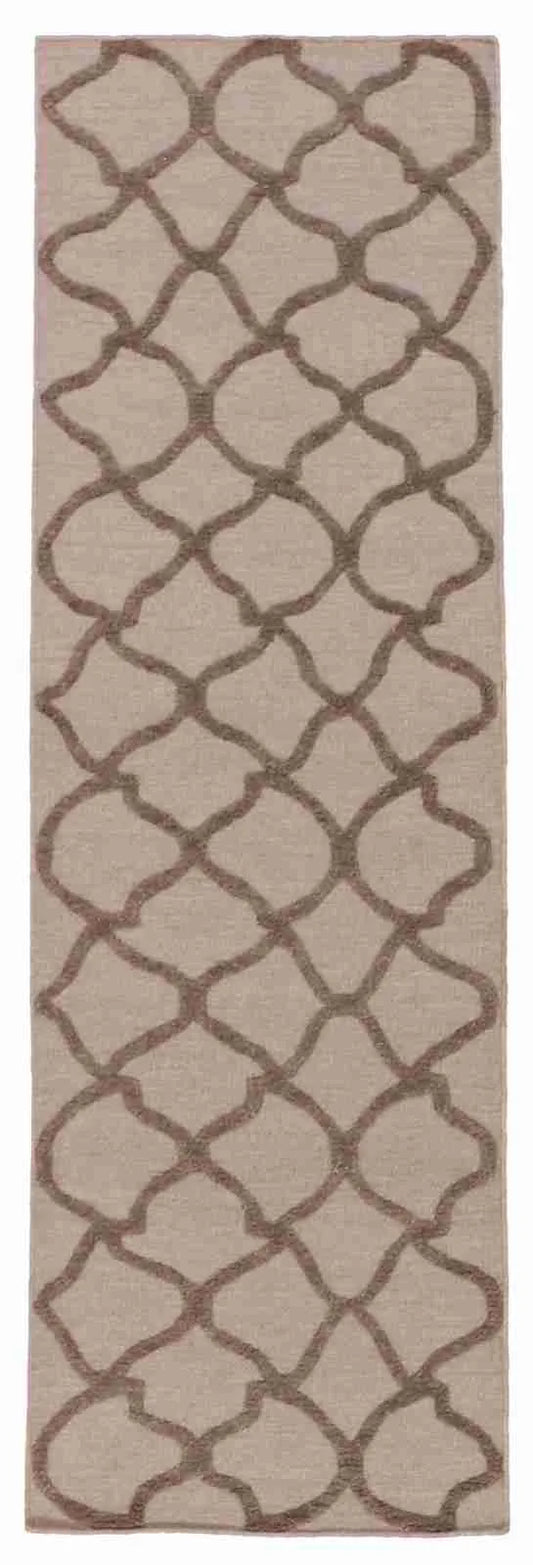 2.6 x 12 - Modern Fine All Over Rectangle - Hand Woven Rug — 62724