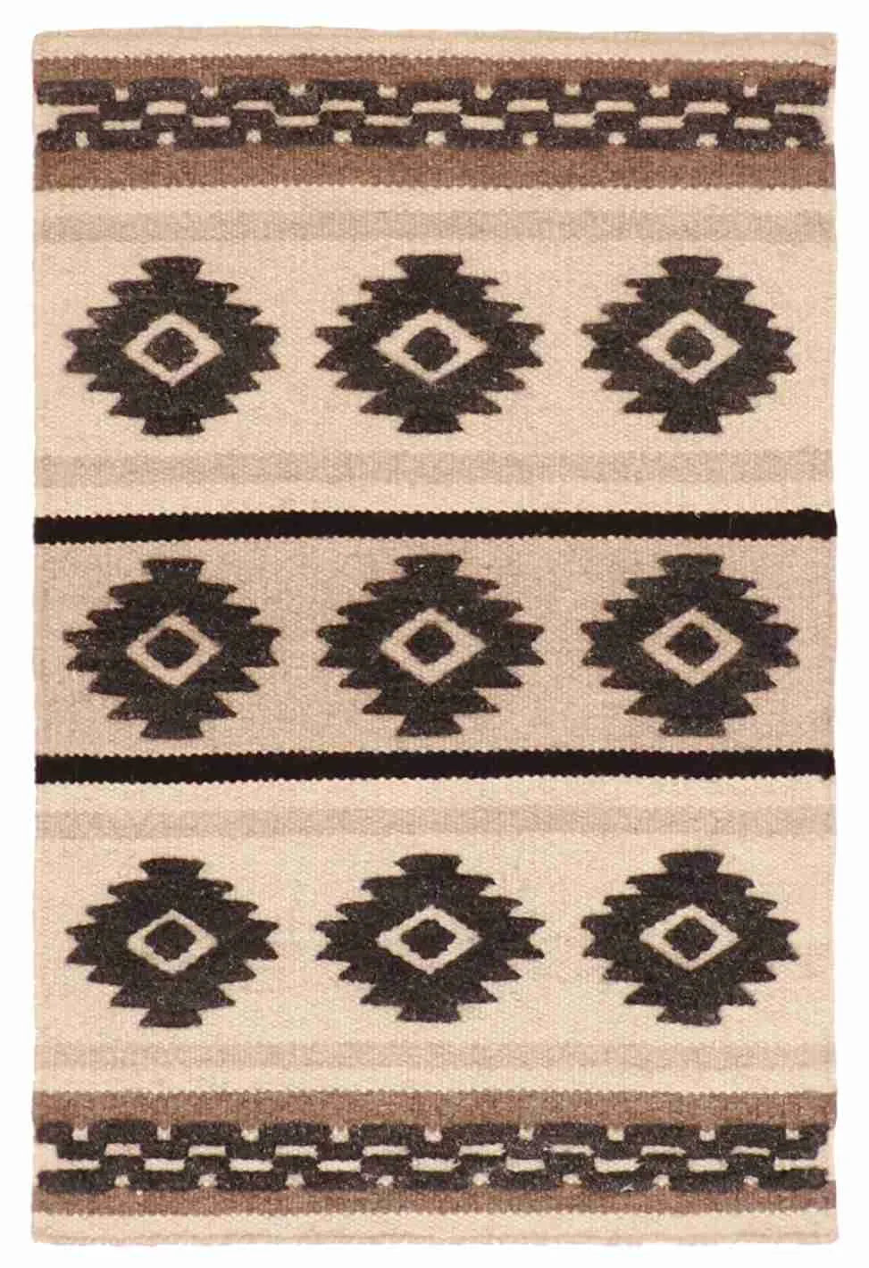 2 x 3 - Mountain Modern Fine/Wool All Over Rectangle - Finest Hand-Knotted Quality Wool — 62727