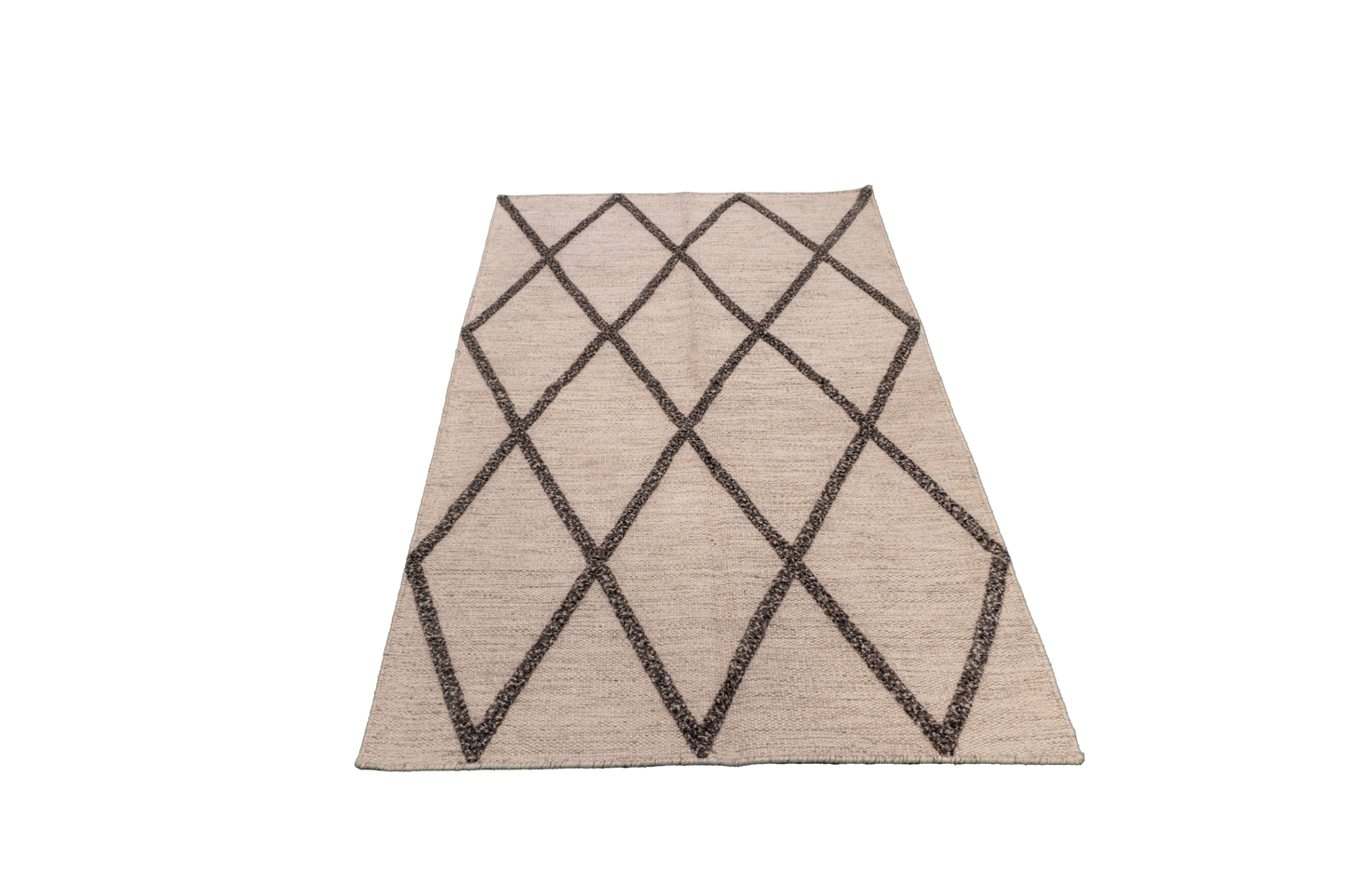 W 3 L 5 Modern 100% Wool Hand-Woven All-Over Design - 62732