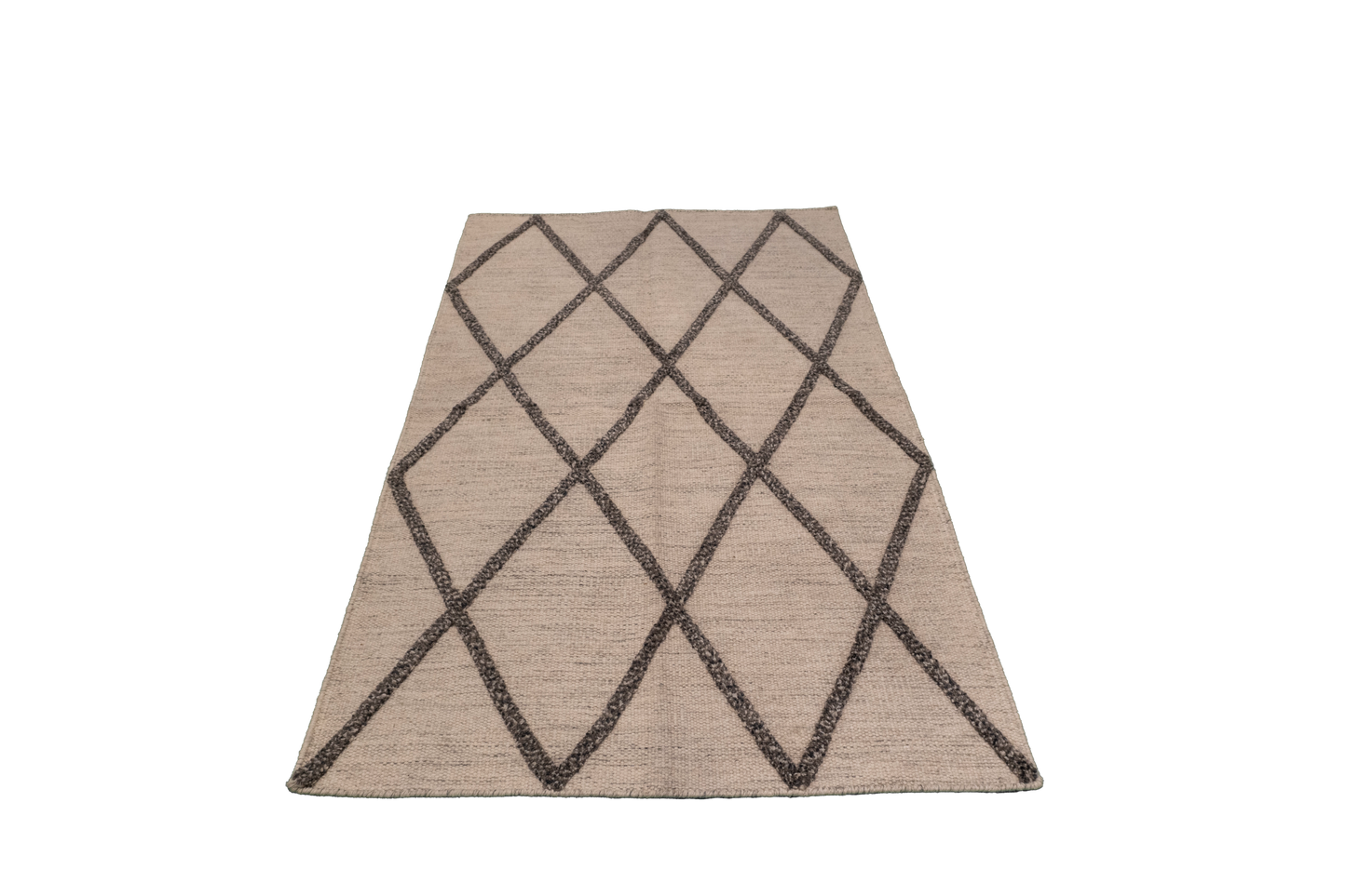 W 3 L 5 Modern 100% Wool Hand-Woven All-Over Design - 62732