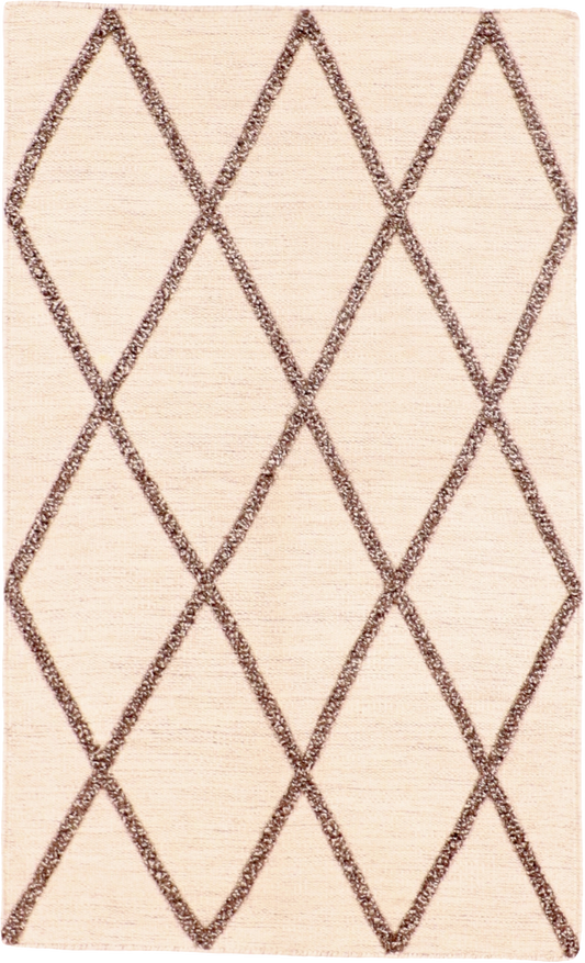 W 3 L 5 Modern 100% Wool Hand-Woven All-Over Design - 62732