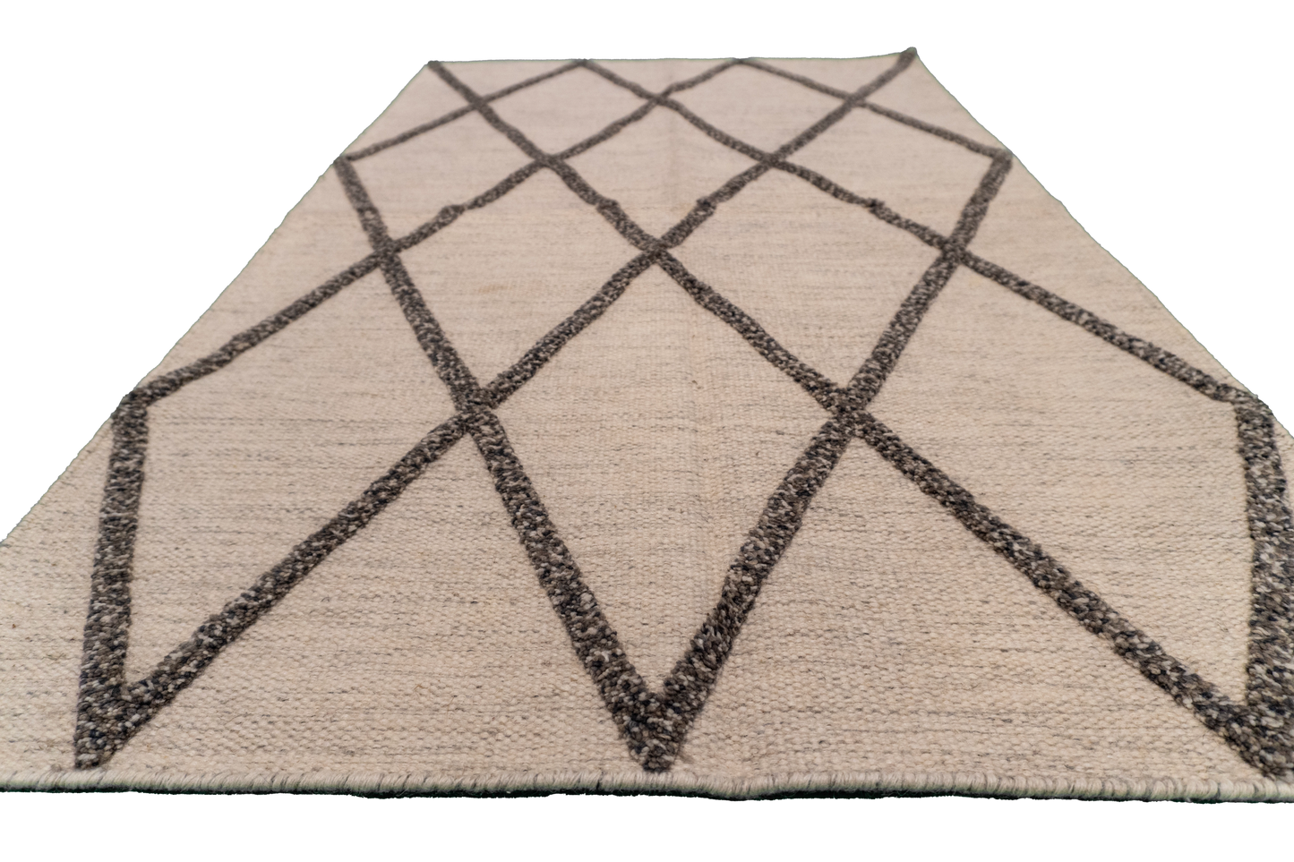 W 3 L 5 Modern 100% Wool Hand-Woven All-Over Design - 62732