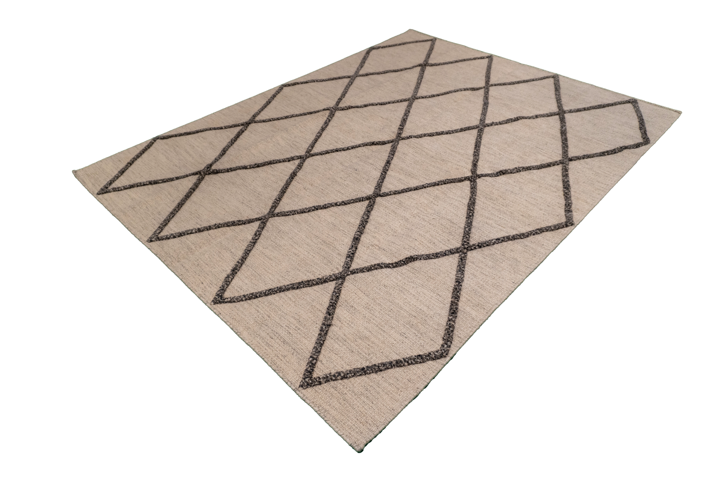 W 5 - L 7 - Mountain Modern Wool Western Rectangle - Finest Hand-Knotted Quality Wool - 62741