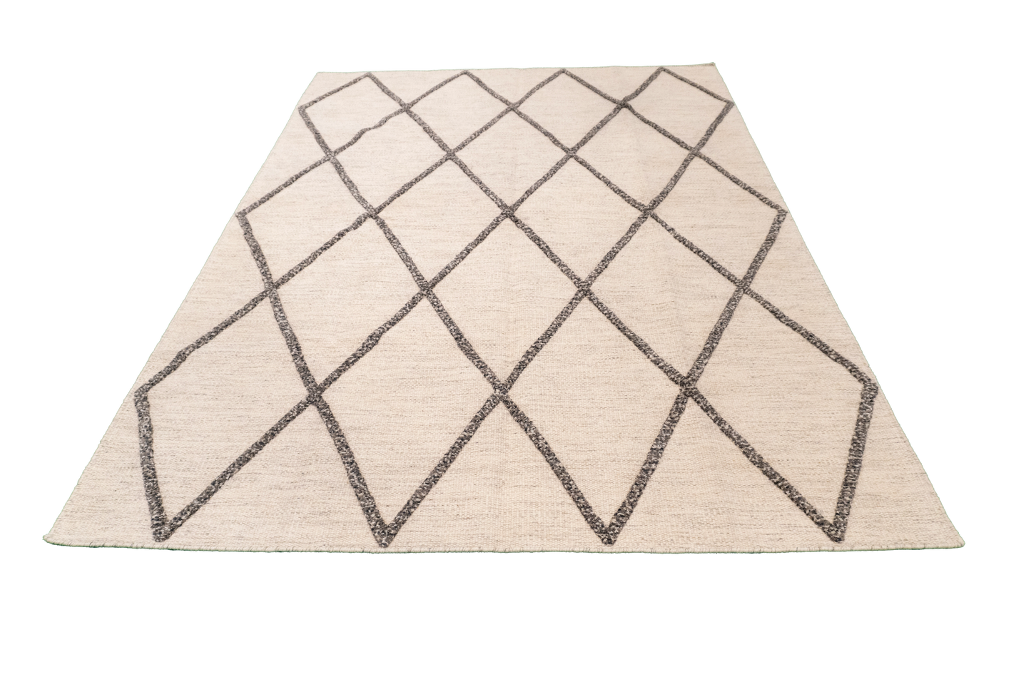 W 5 - L 7 - Mountain Modern Wool Western Rectangle - Finest Hand-Knotted Quality Wool - 62741