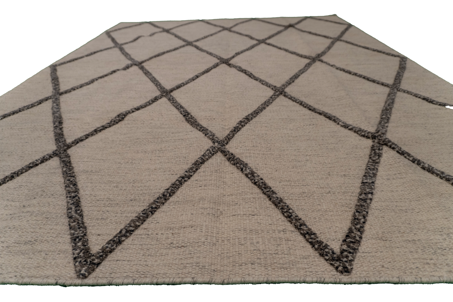 W 5 - L 7 - Mountain Modern Wool Western Rectangle - Finest Hand-Knotted Quality Wool - 62741
