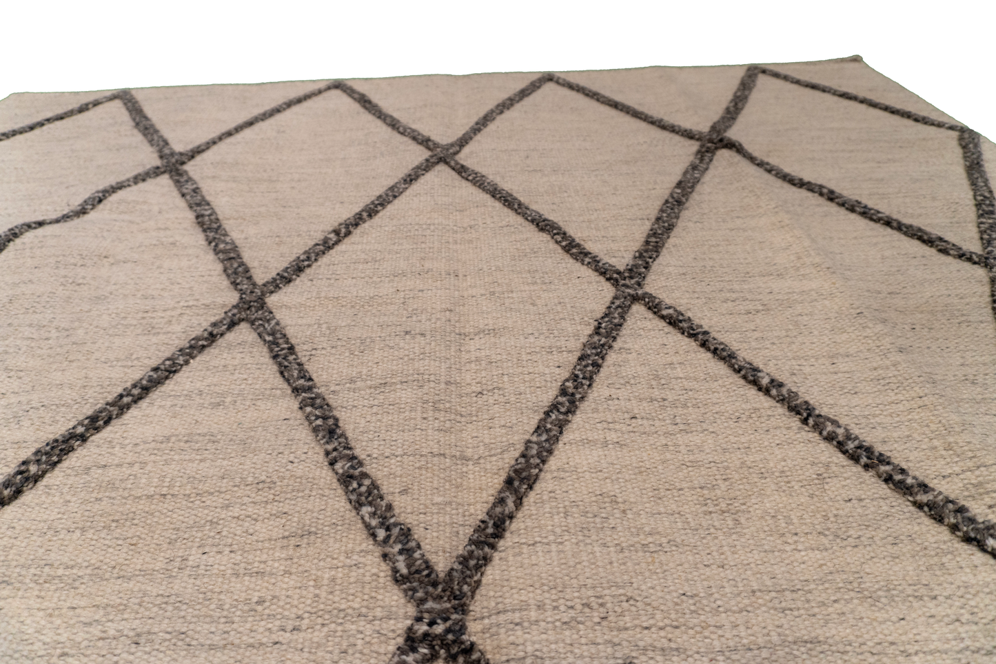 W 5 - L 7 - Mountain Modern Wool Western Rectangle - Finest Hand-Knotted Quality Wool - 62741