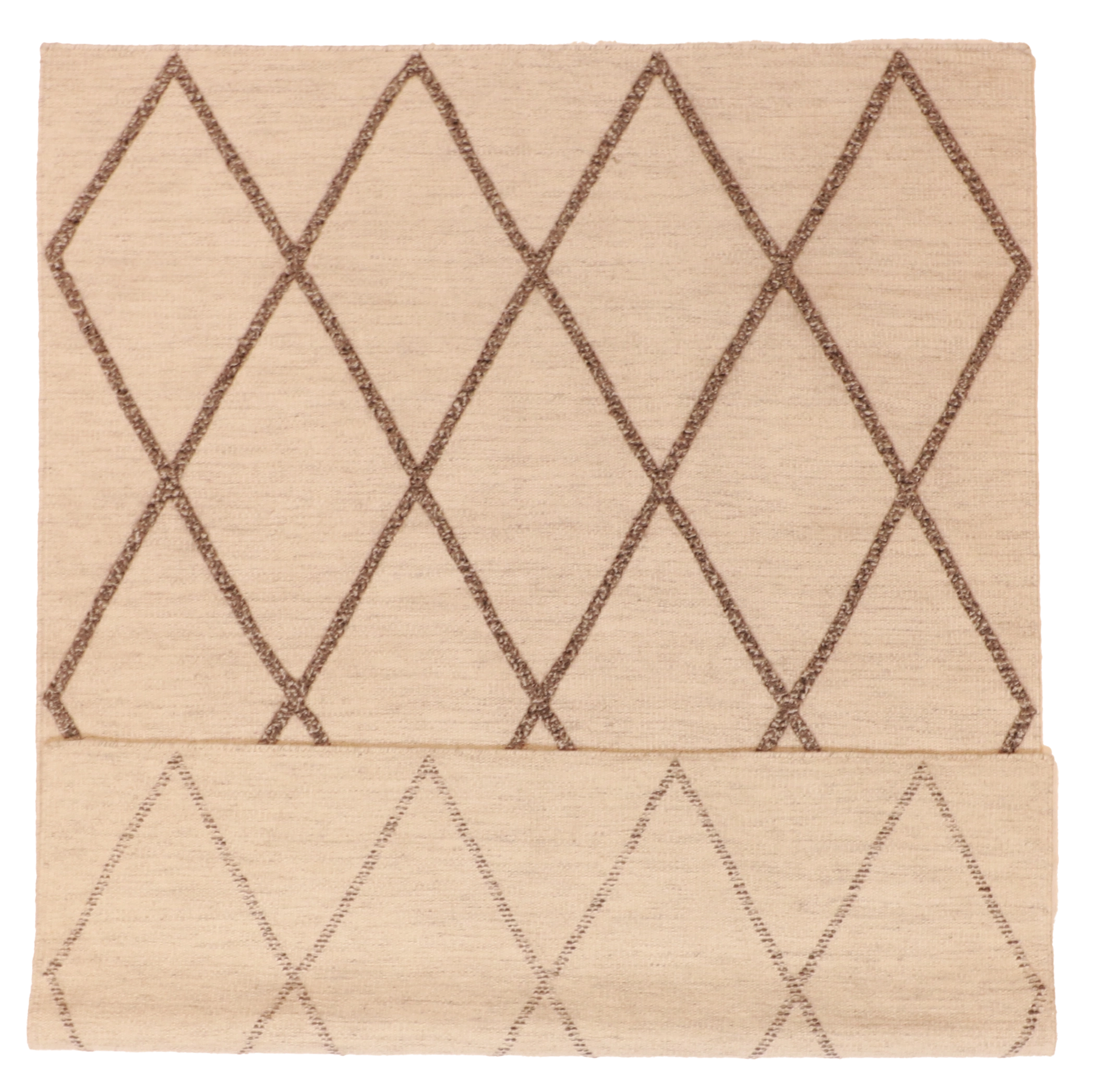 W 5 - L 7 - Mountain Modern Wool Western Rectangle - Finest Hand-Knotted Quality Wool - 62741