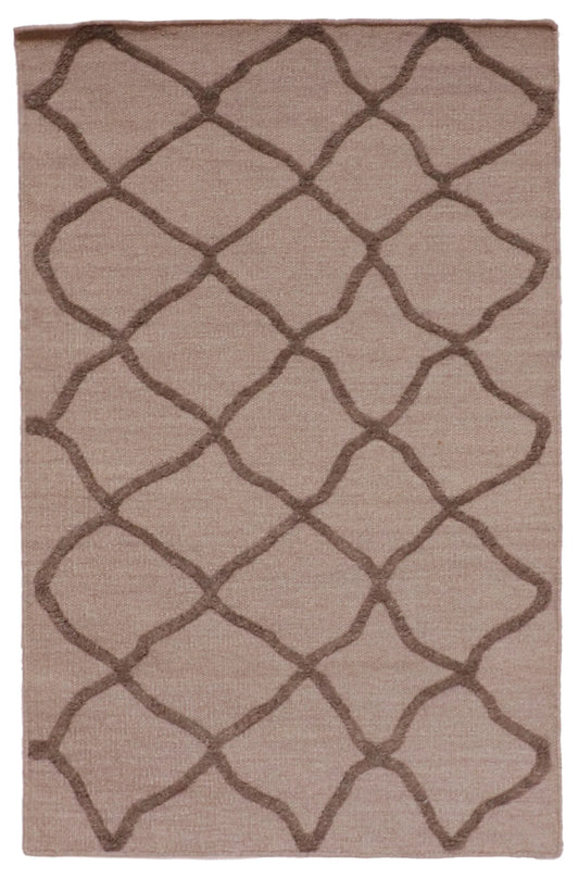 3 x 5 - Modern Fine All Over Rectangle - Hand Woven Rug — 62766