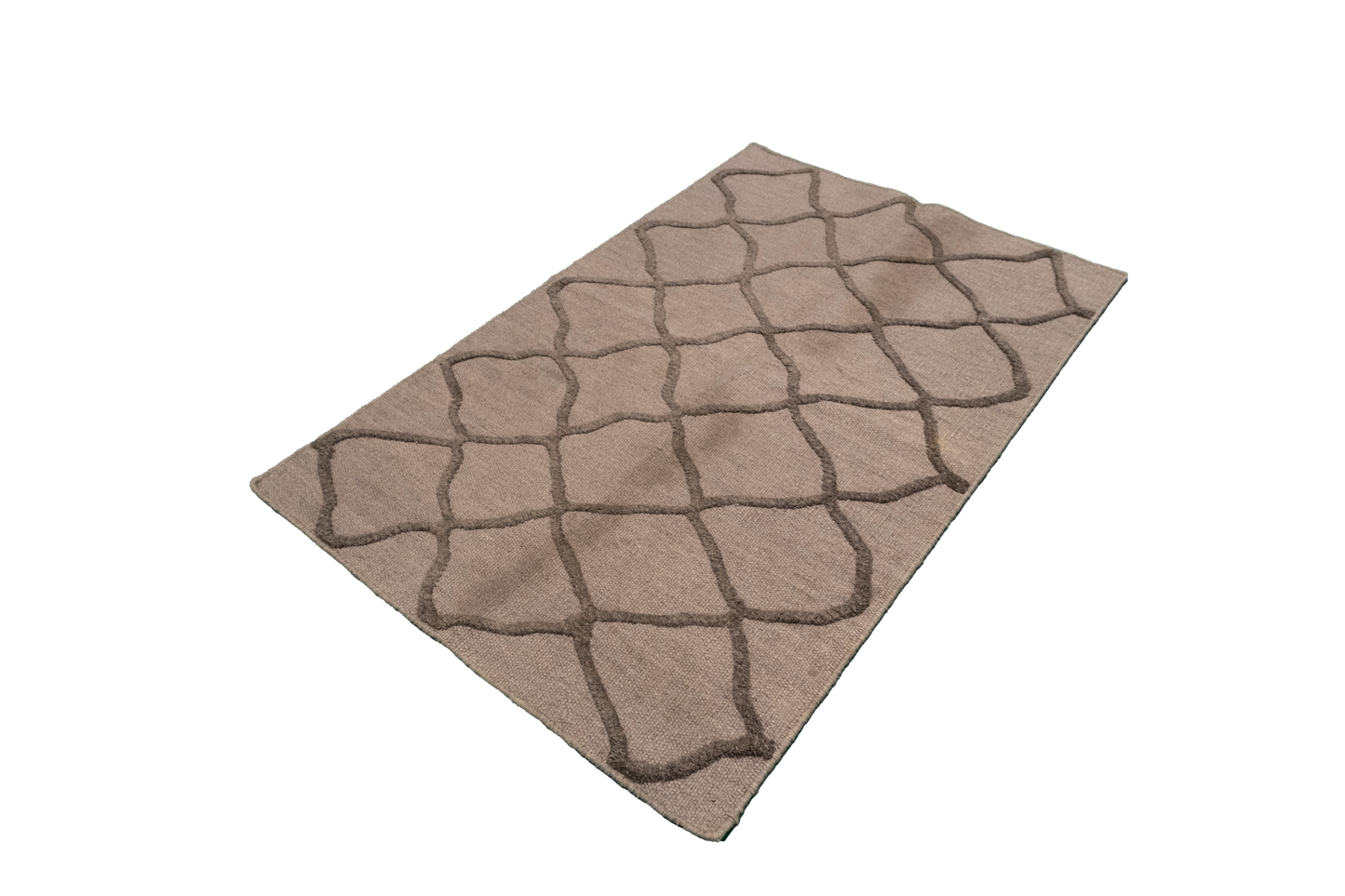 W 3 L 5 Modern 100% Wool Hand-Woven All-Over Design - 62766