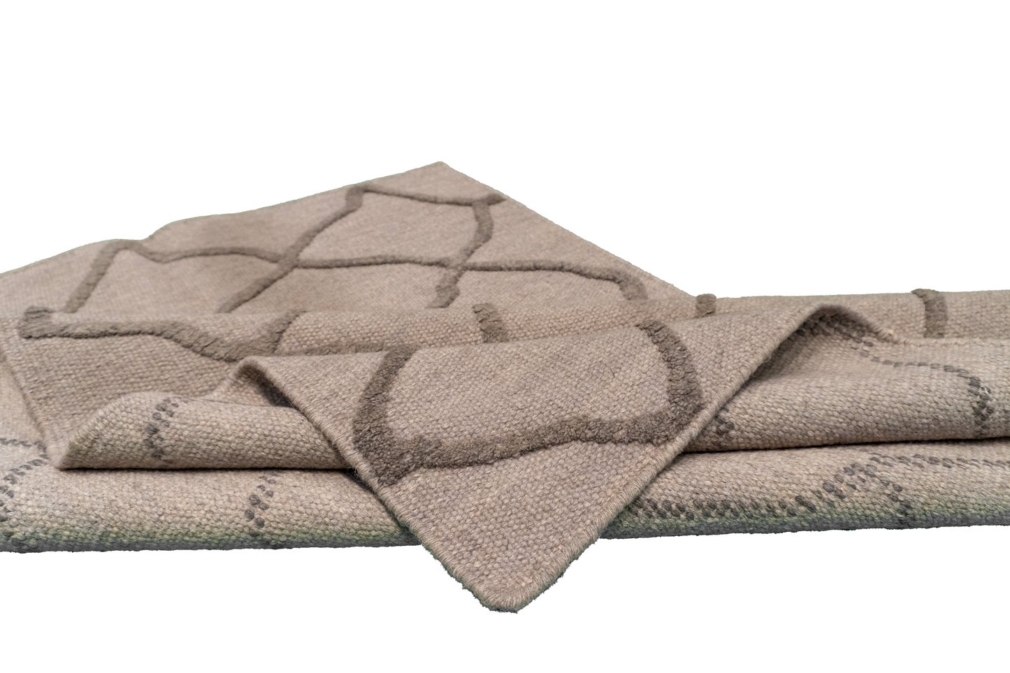 W 3 L 5 Modern 100% Wool Hand-Woven All-Over Design - 62766