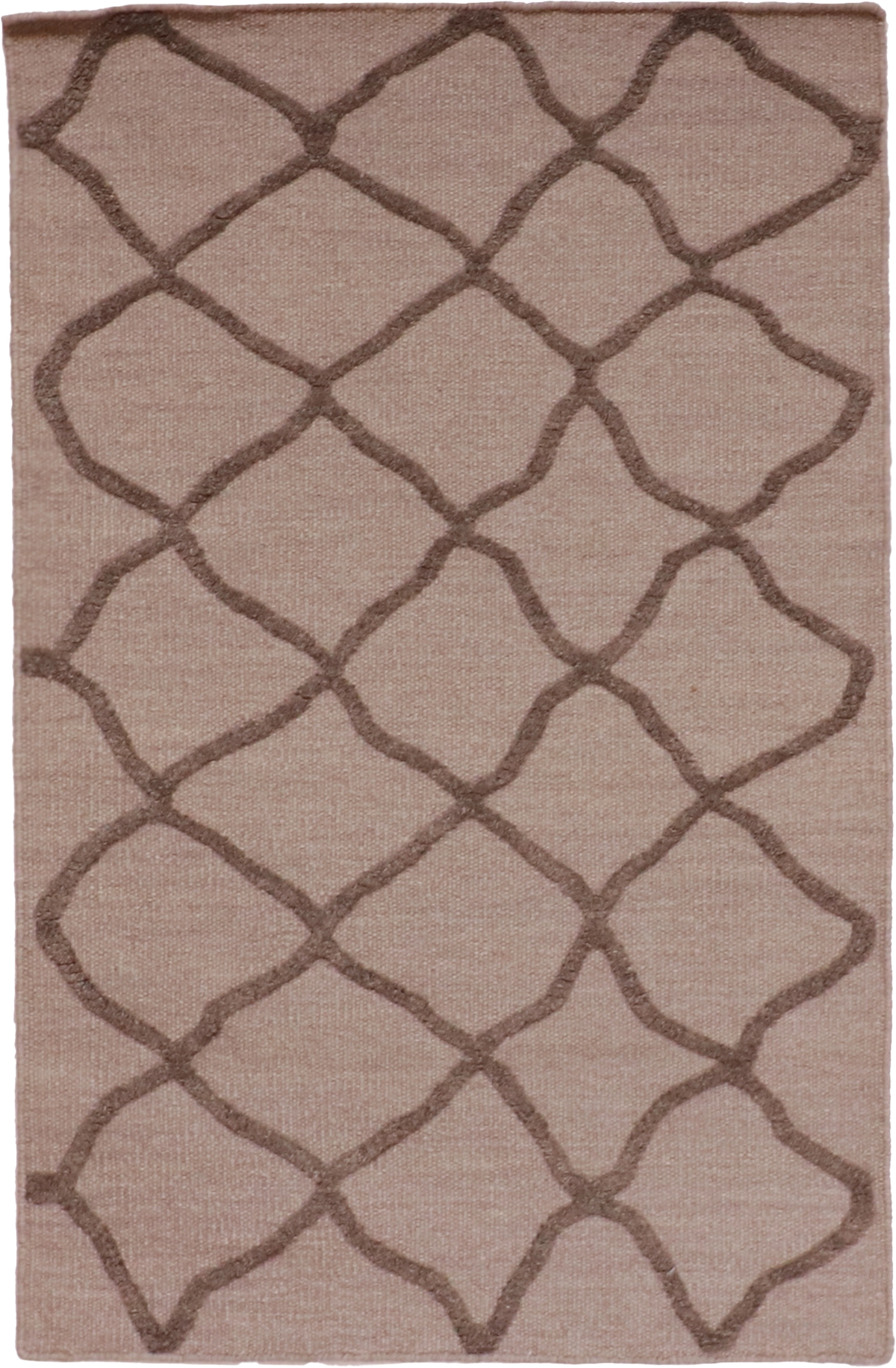 W 3 L 5 Modern 100% Wool Hand-Woven All-Over Design - 62766