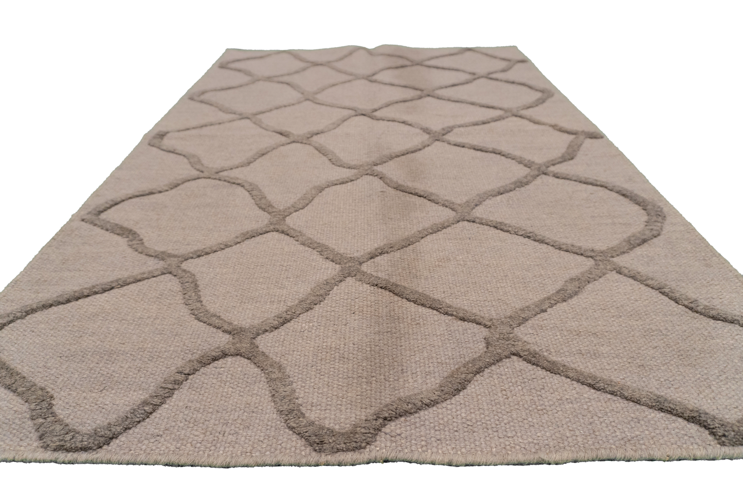 W 3 L 5 Modern 100% Wool Hand-Woven All-Over Design - 62766
