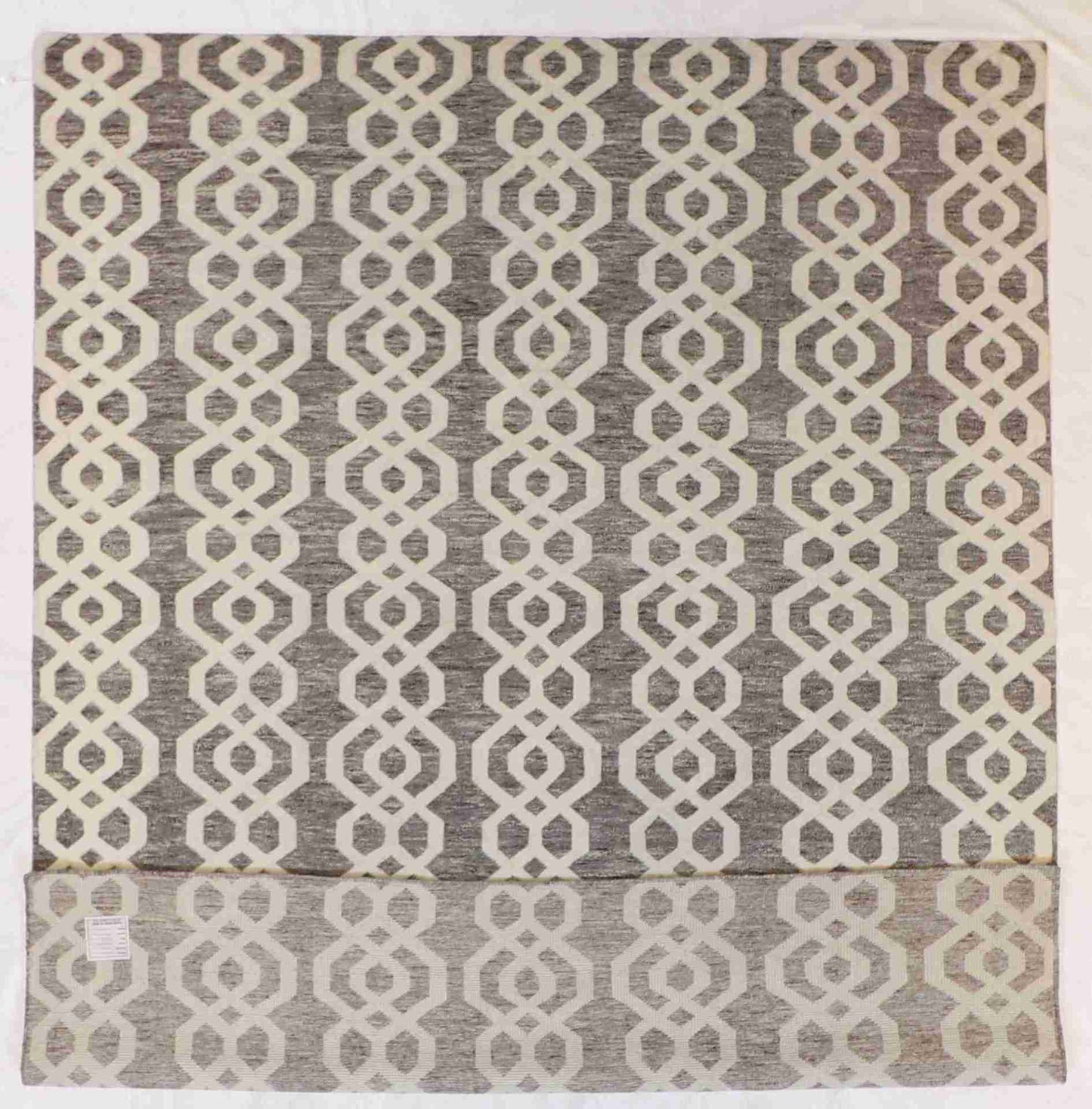 W 7.11 - L 9.11 - Moroccan Wool Contemporary Rectangle - Finest Hand-Knotted Quality Wool - 62783