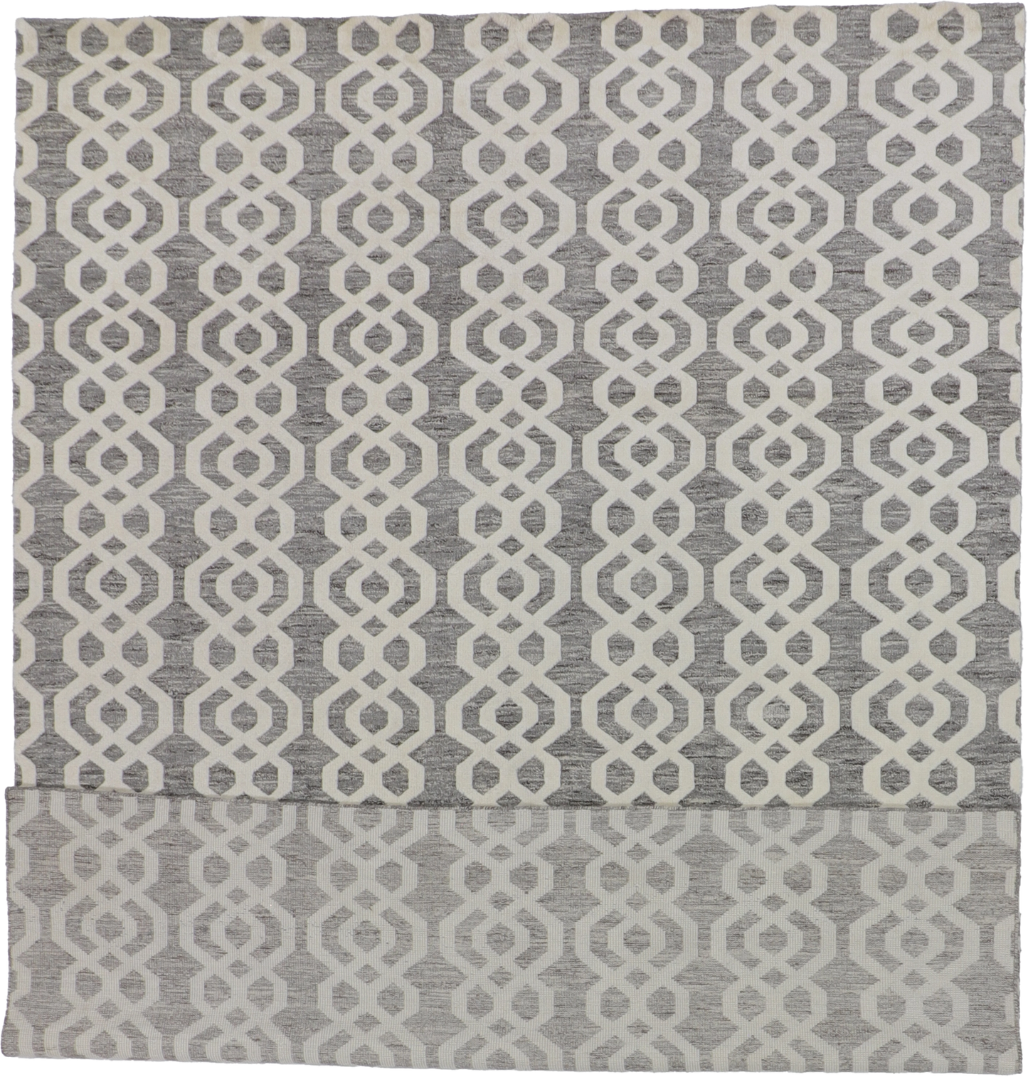 W 9 L 12 Morroccan 100% Wool Hand-Woven All-Over Design - 62784