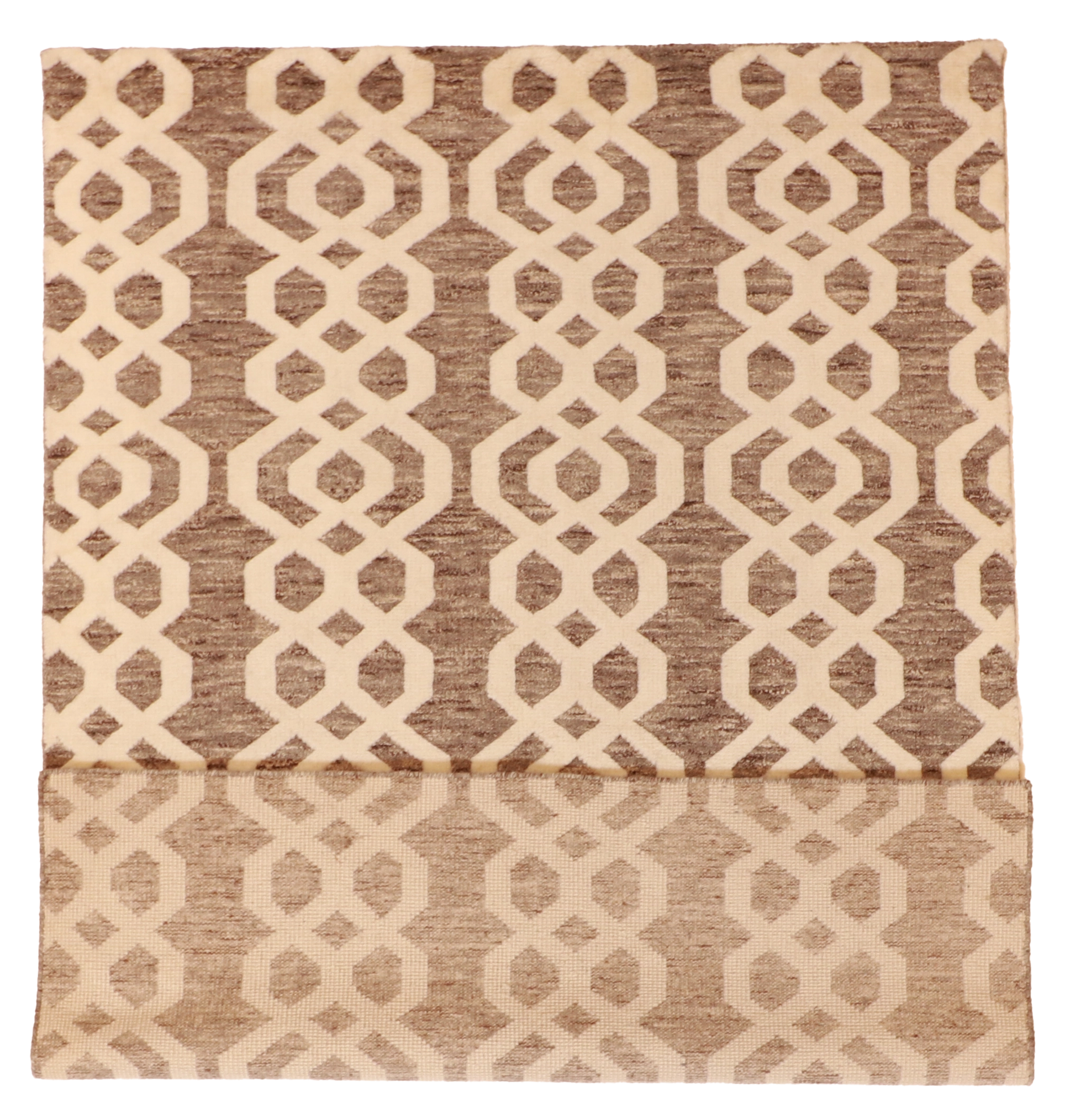 W 5 L 7 Moroccan 100% Wool Hand-Woven All-Over Design - 62842