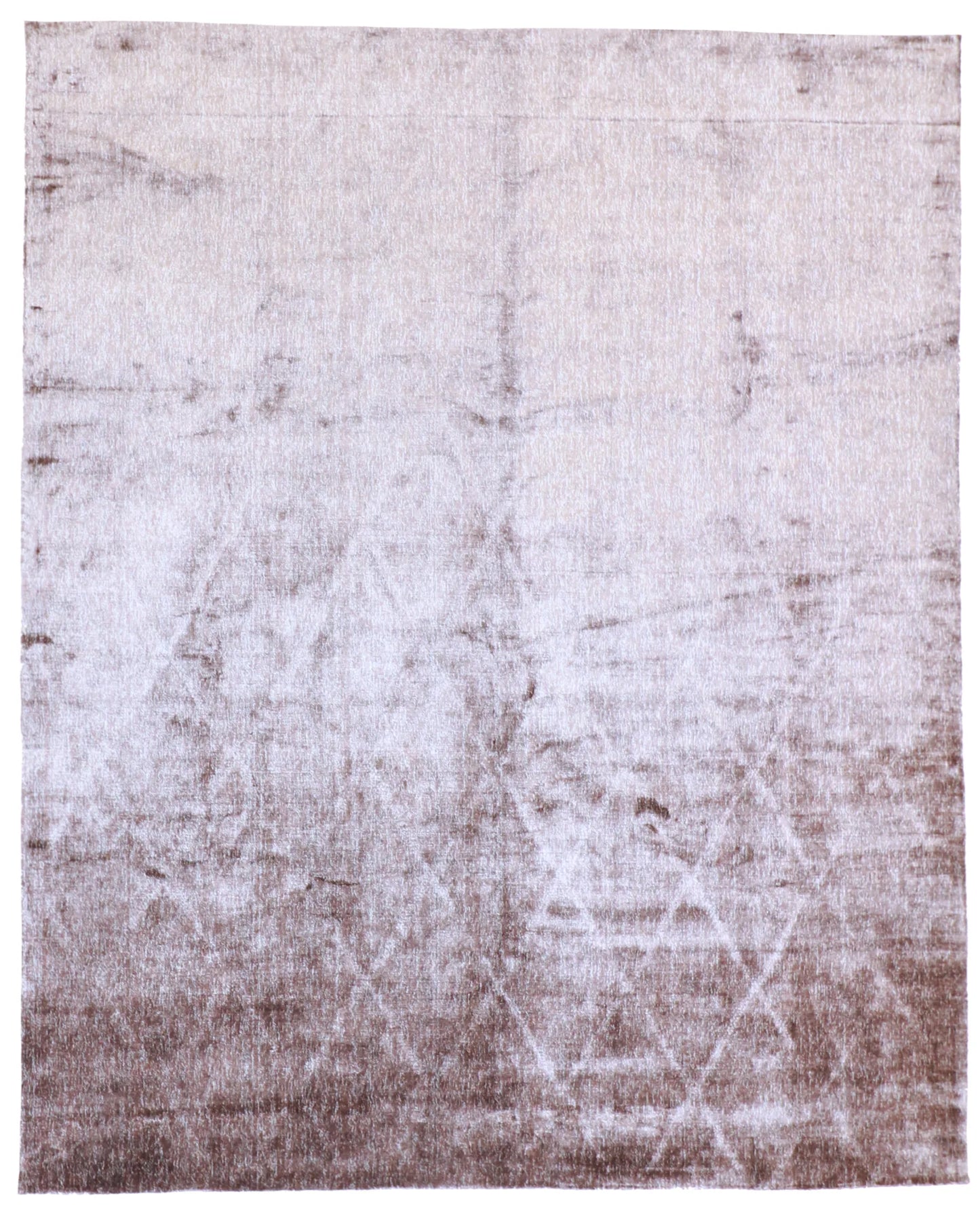 8x10 - Modern Silk All Over Rectangle - Hand Knotted Rug — 62878