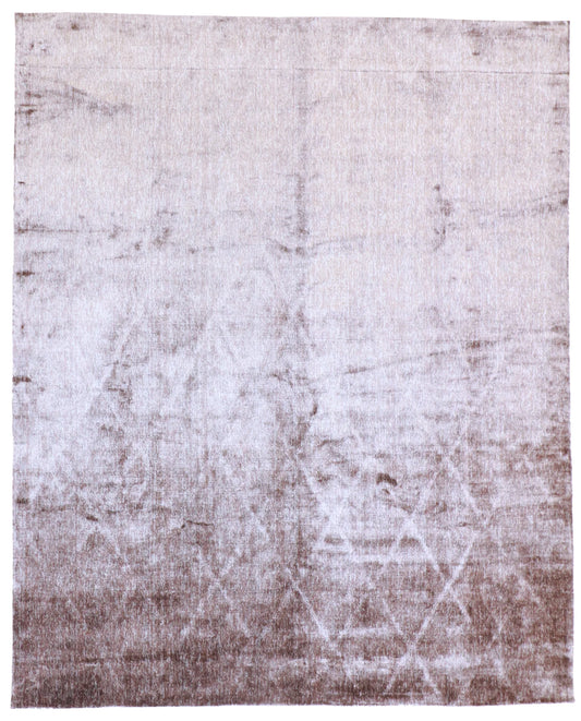 8x10 - Modern Silk All Over Rectangle - Hand Knotted Rug — 62878