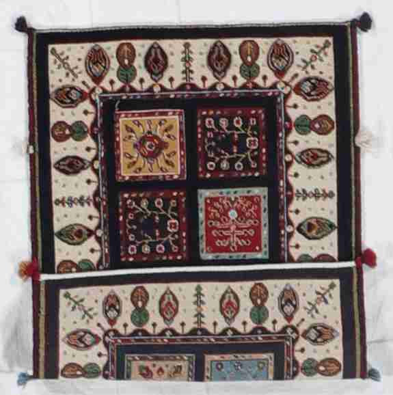 W 2 - L 3 - Baluch Fine/Wool All Over Rectangle - Finest Hand-Knotted Quality Wool - 62993