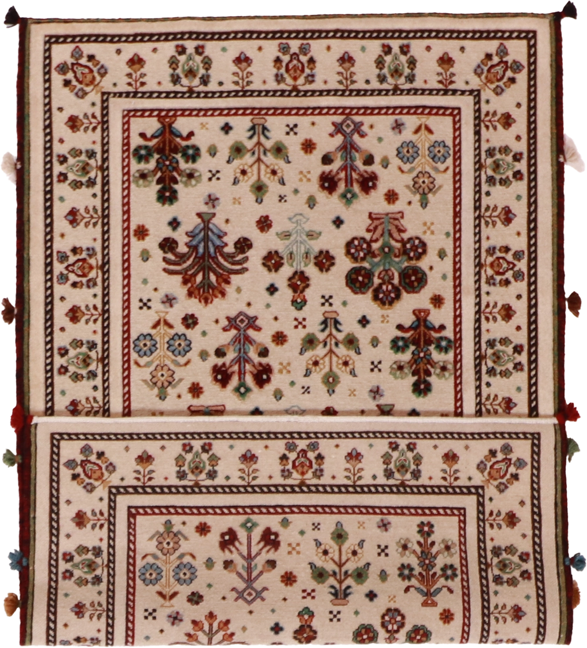 W 3 L 5 Lori 100% Wool Hand-Woven All-Over Design - 63007