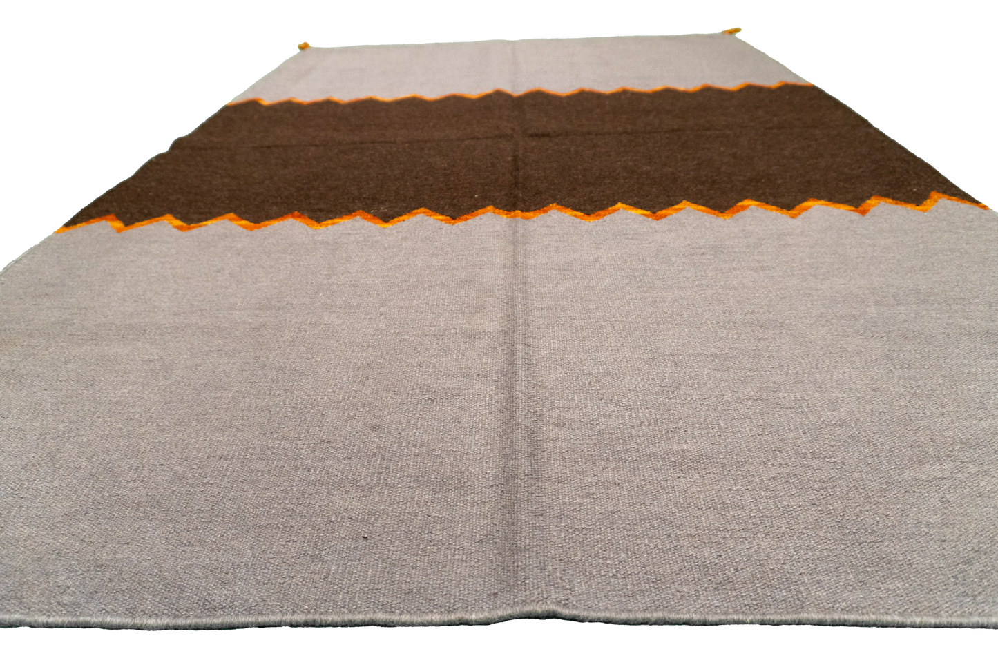 W 4.5 - L 6.7 - Kilim Fine/Wool Kilim Rectangle - Finest Hand-Made Quality Wool - 63044
