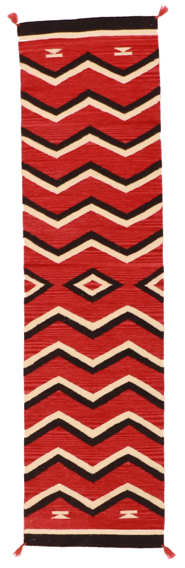 2 x 7.10 - Navajo Fine/Wool Kilim Rectangle - Finest Hand-Made Quality Wool — 63091
