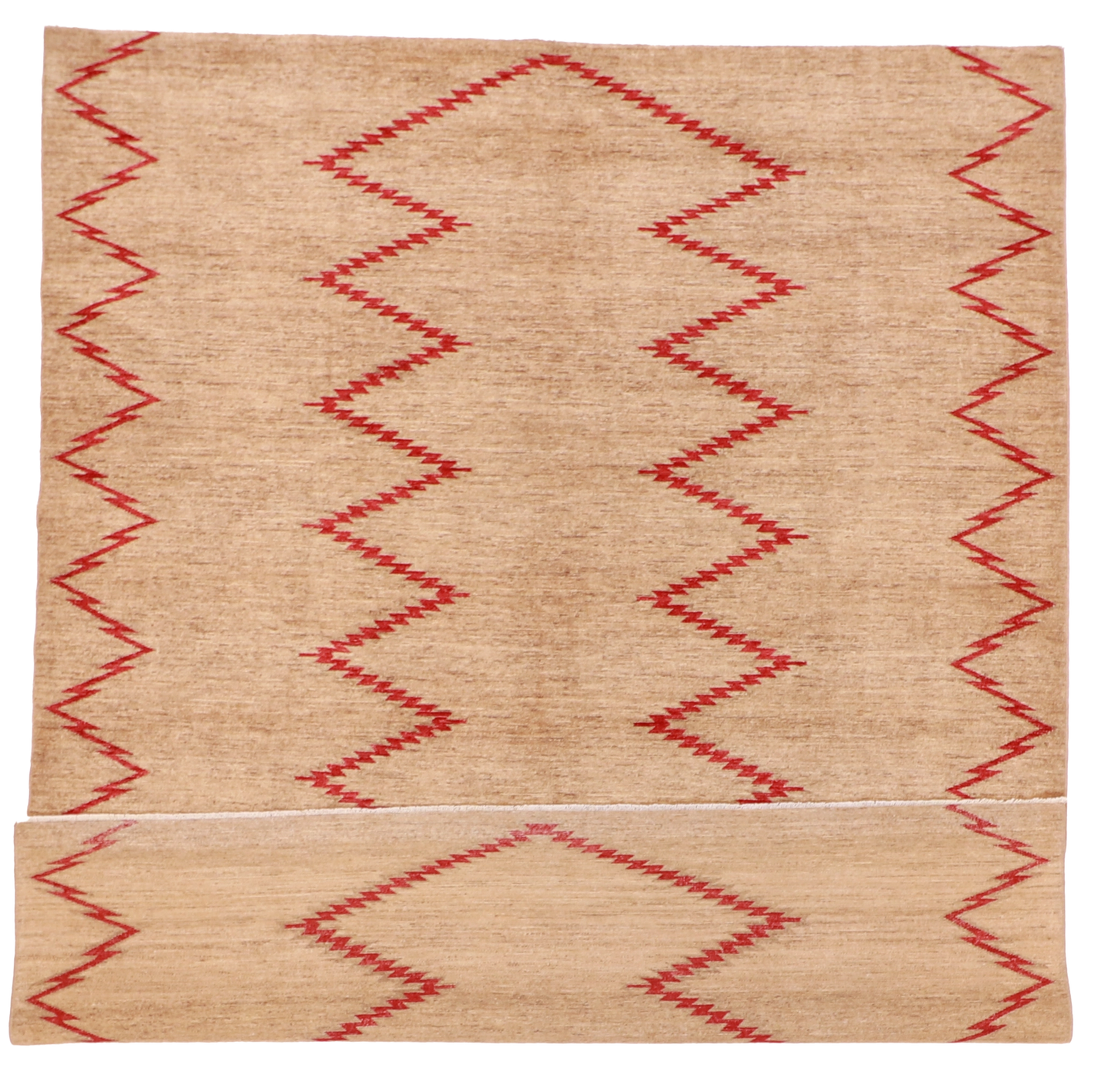 W 8.2 L 10 Mountain Modern 100% Wool Hand-Knotted Pile Rug - 63249