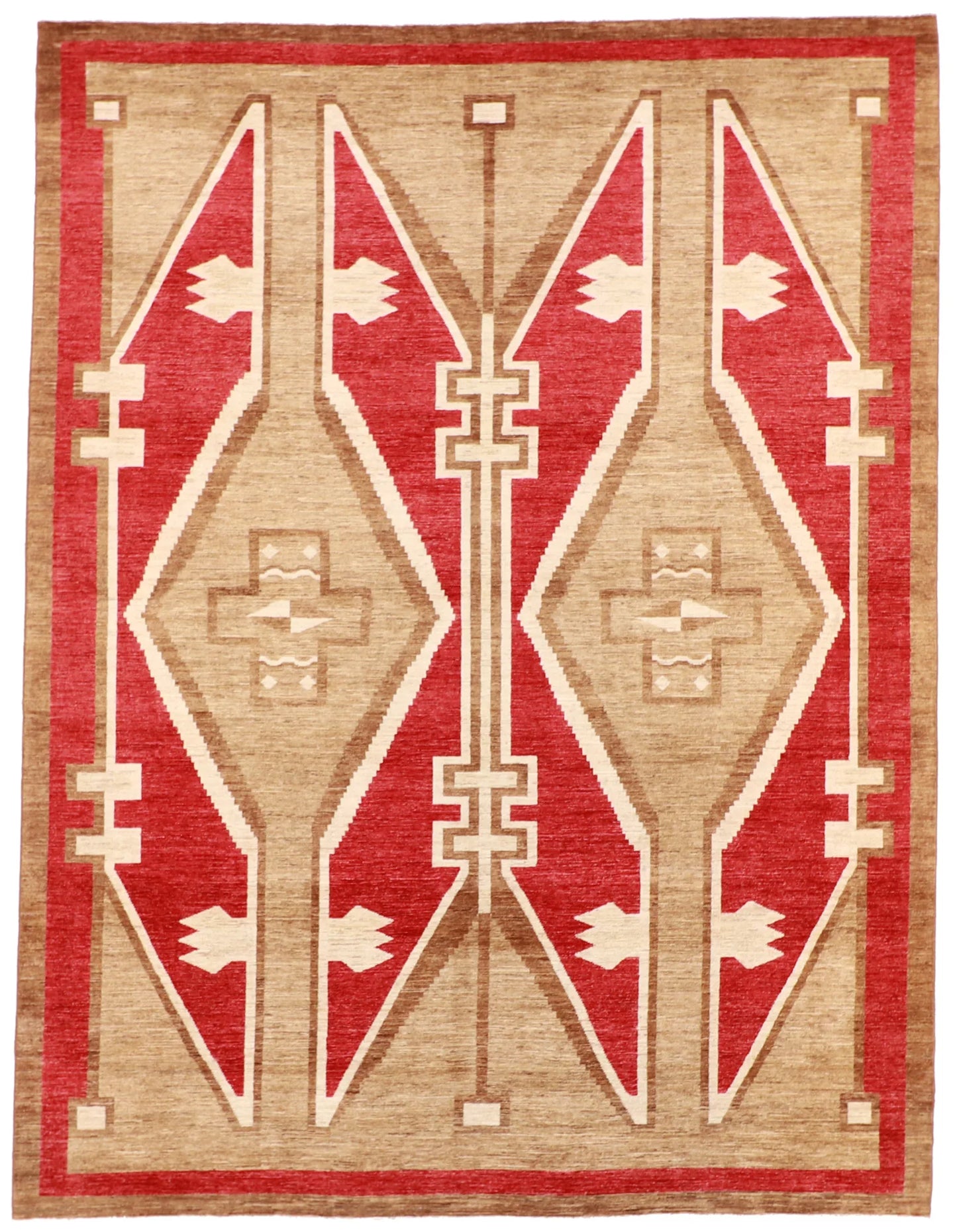 W 9 - L 11.11 - Mountain Modern Fine/Wool All Over - Finest Hand-Made Quality Wool - 63276