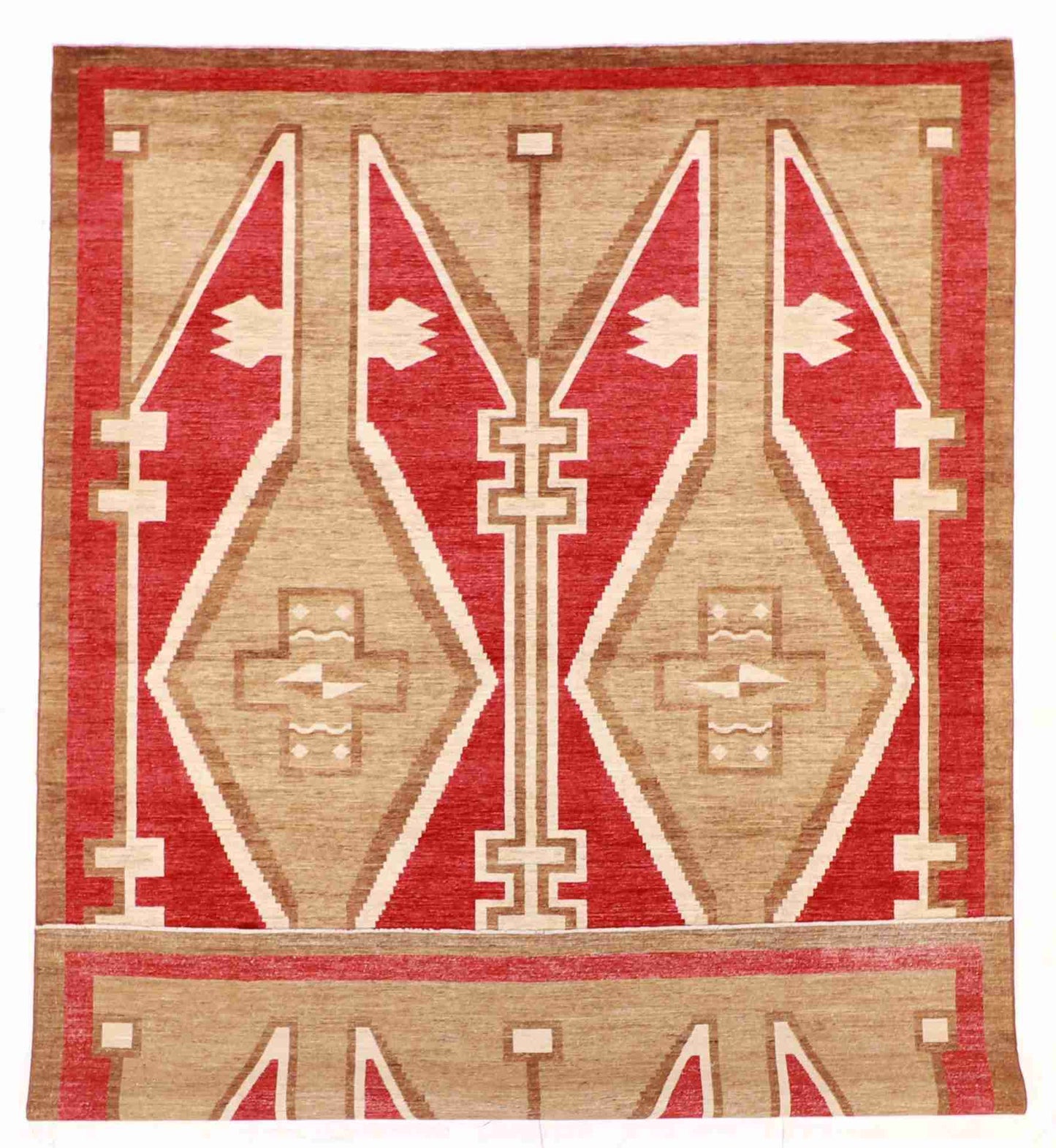 W 9 - L 11.11 - Mountain Modern Fine/Wool All Over - Finest Hand-Made Quality Wool - 63276