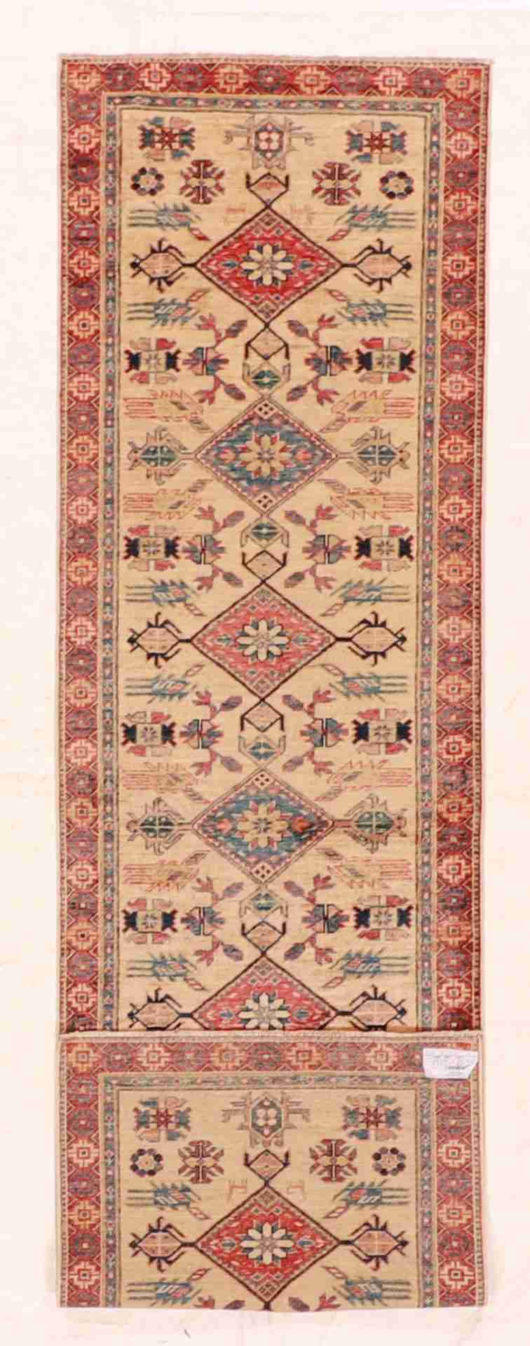 W 2.7 - L 9.5 - Bakshaish Fine/Wool All Over Rectangle - Finest Hand-Knotted Quality Wool - 63426