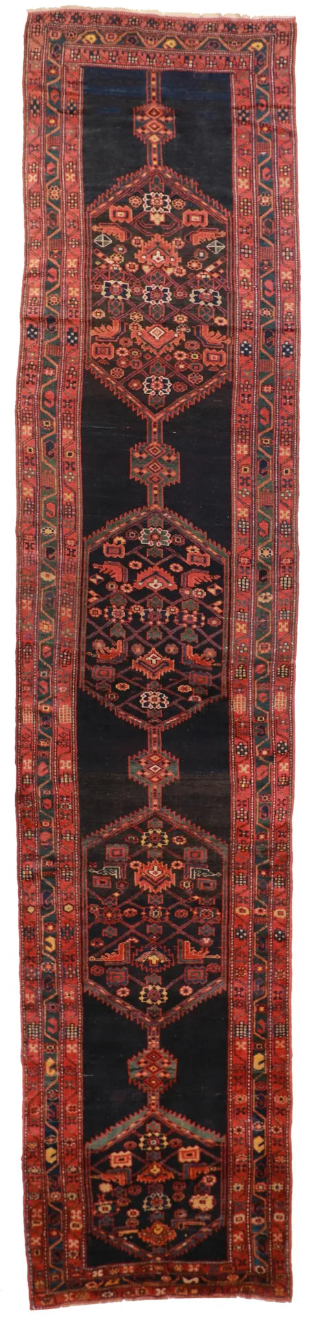 4.3 x 20 - Kurdish Fine All Over Rectangle - Hand Woven Rug - 63464