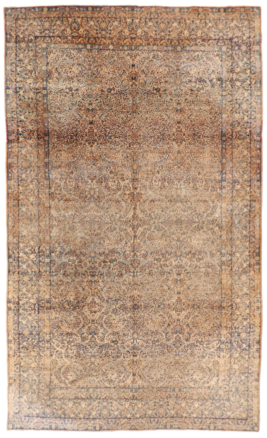 9 x 15 - Farahan Wool All Over Rectangle - Hand Knotted Rug — 63487