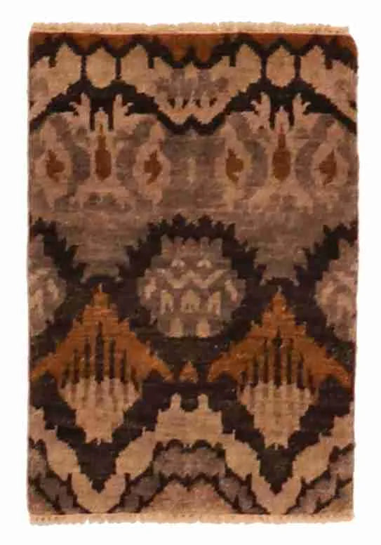 2 x 2.10 - Modern Fine/Wool All Over Rectangle - Finest Hand-Knotted Quality Wool — 63488