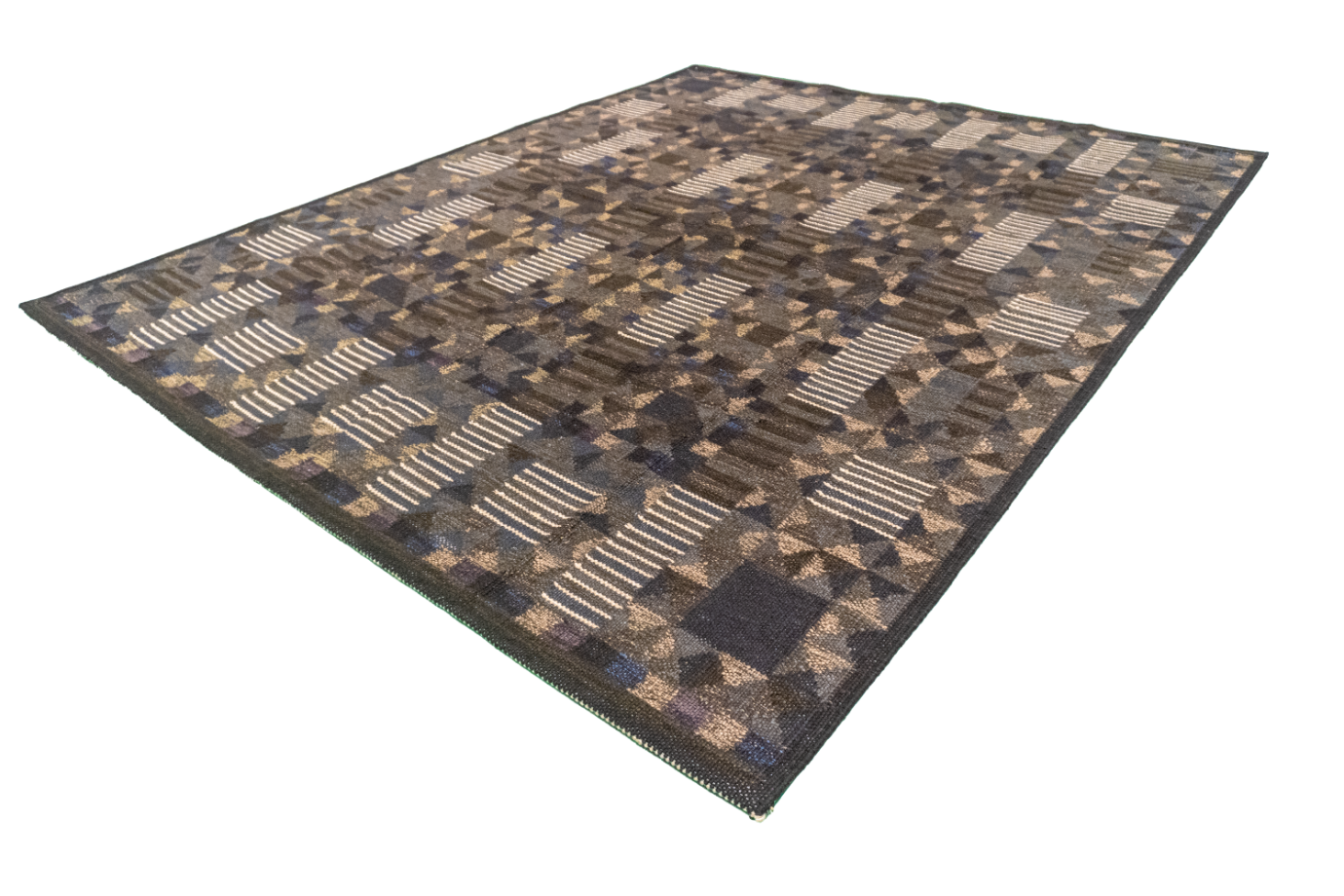 W 8.2 L 10 Kilim 100% Wool Hand-Woven All-Over Design - 63515