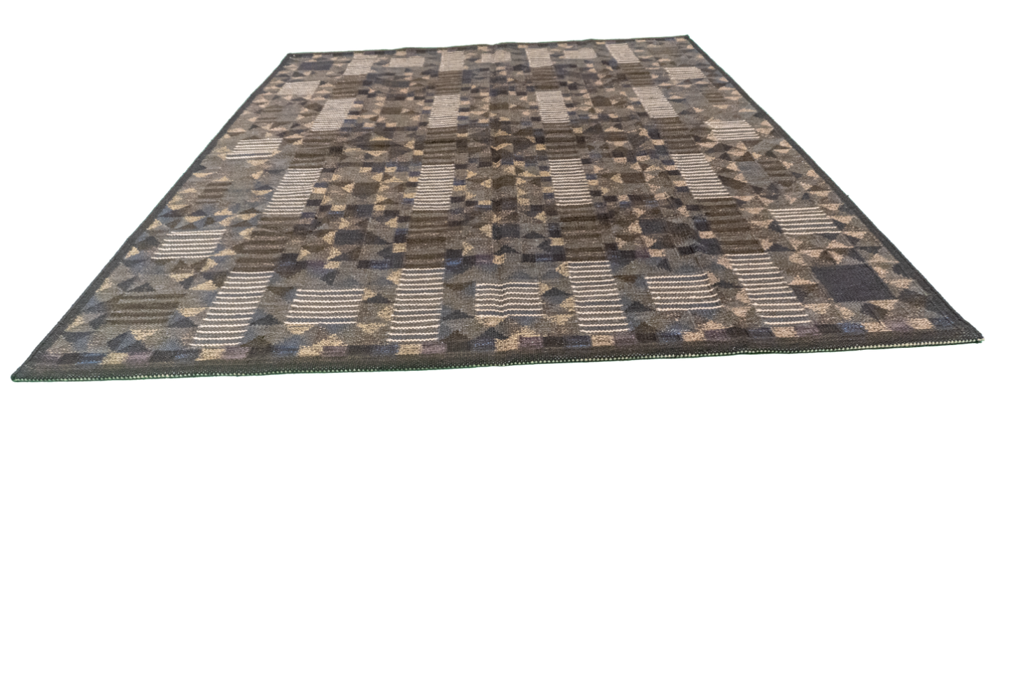 W 8.2 L 10 Kilim 100% Wool Hand-Woven All-Over Design - 63515