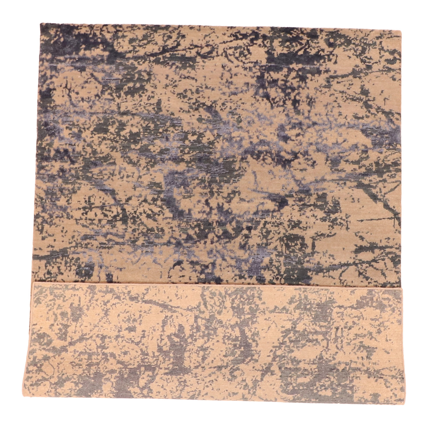 W 5.1 L 6.11 Modern Wool And Silk Blend Hand-Woven All-Over Design - 63524