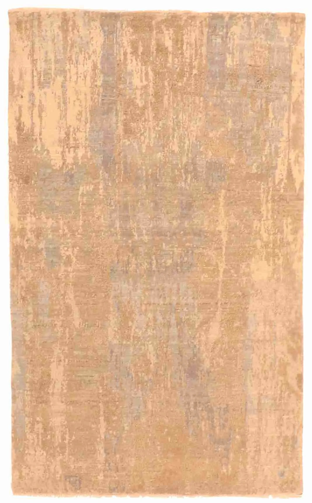 3.1 x 5.1 - Modern Wool/Silk All Over Rectangle - Finest Hand-Knotted Quality Wool — 63532