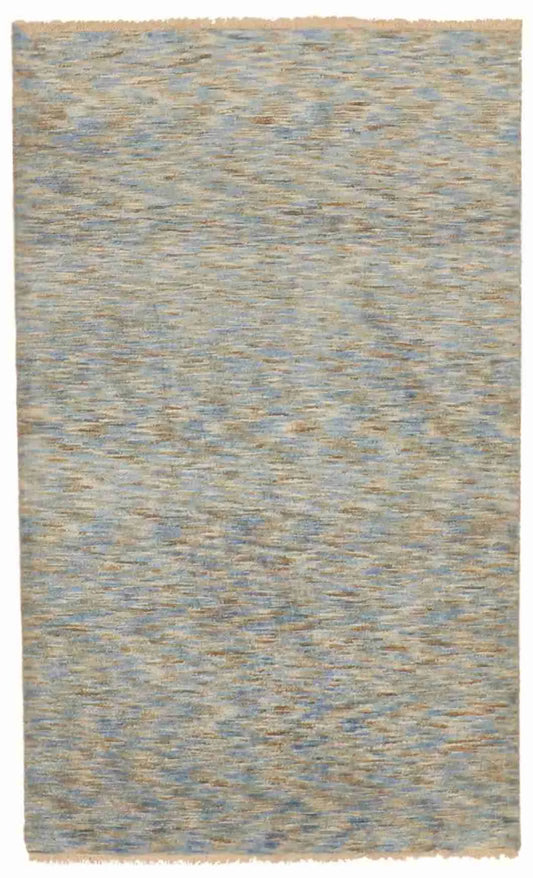 3.1 x 5.1 - Modern Wool/Silk All Over Rectangle - Finest Hand-Knotted Quality Wool — 63542