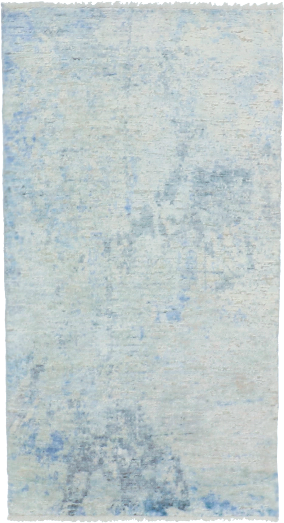 W 2.10 L 5.2 Modern Wool And Silk Blend Hand-Woven All-Over Design - 63543