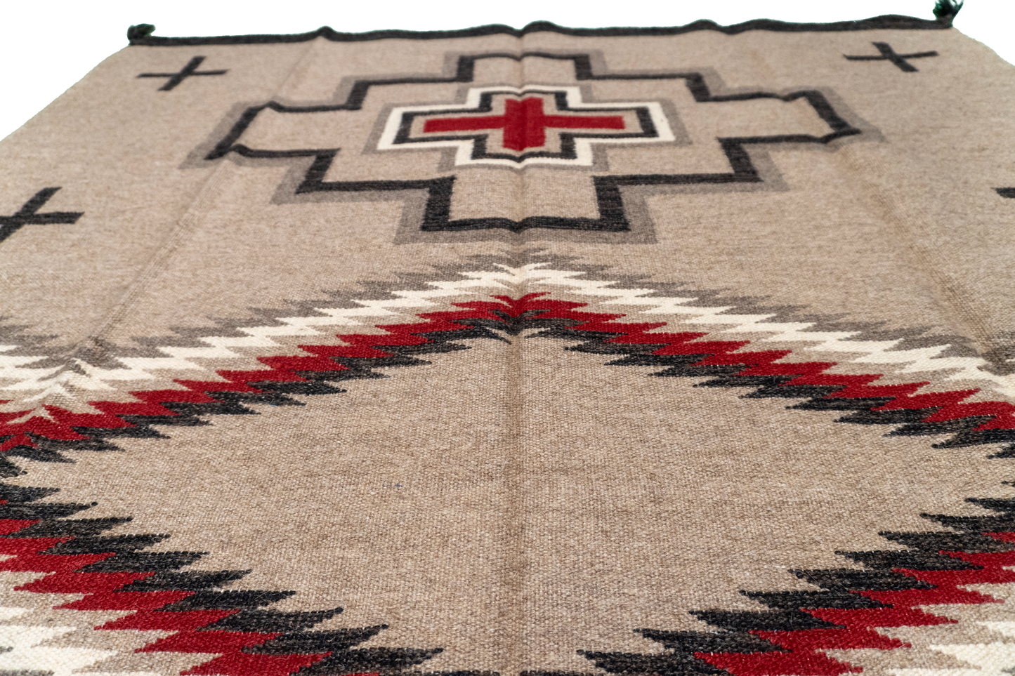 W 5 - L 6.8 - Kilim Fine/Wool All Over Rectangle - Finest Hand-Made Quality Wool - 63587