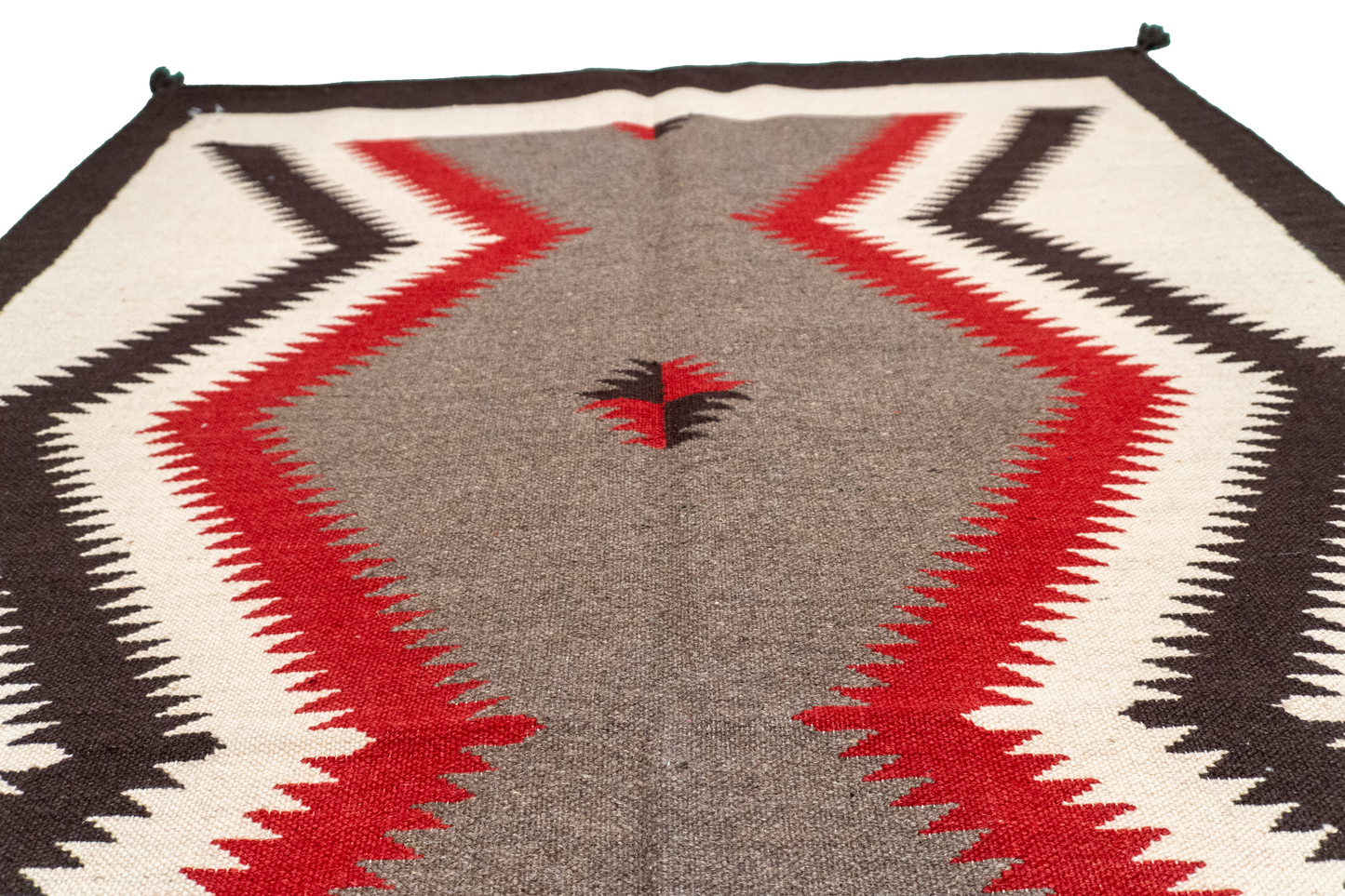 W 4.1 - L 6.1 - Kilim Fine/Wool All Over Rectangle - Finest Hand-Made Quality Wool - 63593