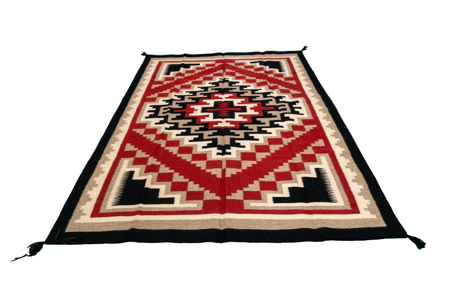 W 5 - L 7.2 - Kilim Fine/Wool All Over Rectangle - Finest Hand-Made Quality Wool - 63597