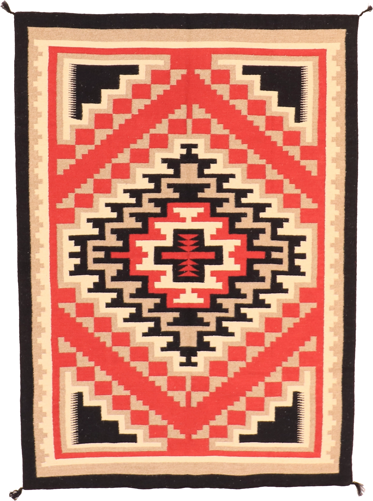 W 5 L 7.2 Kilim 100% Wool Hand-Woven All-Over Design - 63597