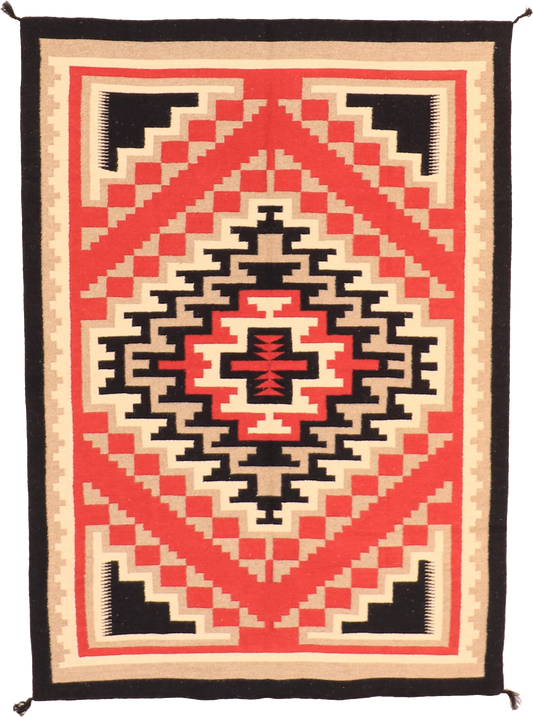 W 5 L 7.2 Kilim 100% Wool Hand-Woven All-Over Design - 63597