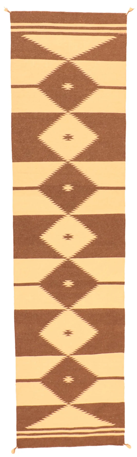 3 x 11.10 - Navajo Fine/Wool Kilim Rectangle - Finest Hand-Made Quality Wool — 63601